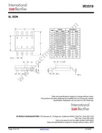 IR3519STRPBF Datasheet Page 10