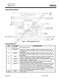 IR3523MTRPBF Datasheet Page 2