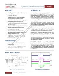 IR3535MTRPBF Datasheet Cover