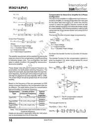 IR3621MTRPBF Datasheet Page 16