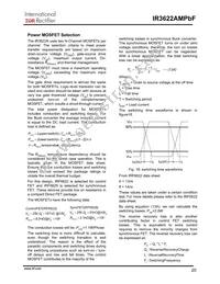 IR3622AMTRPBF Datasheet Page 20