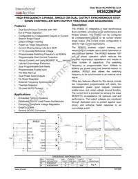 IR3622MTRPBF Datasheet Cover