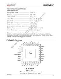 IR3622MTRPBF Datasheet Page 2