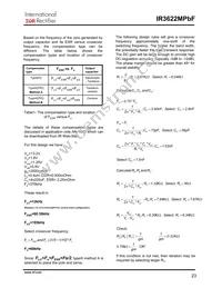 IR3622MTRPBF Datasheet Page 23