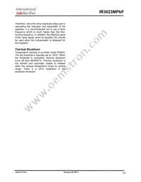 IR3623MTRPBF Datasheet Page 17