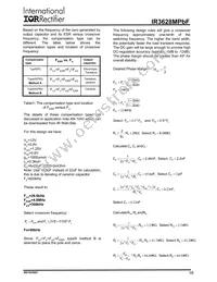 IR3628MTRPBF Datasheet Page 16