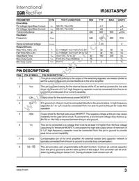 IR3637ASTRPBF Datasheet Page 3