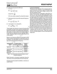 IR3637ASTRPBF Datasheet Page 11