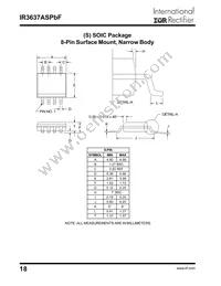 IR3637ASTRPBF Datasheet Page 18