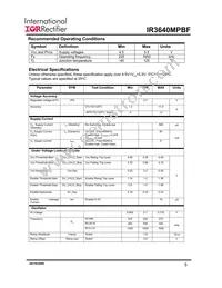 IR3640MTRPBF Datasheet Page 5