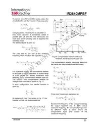 IR3640MTRPBF Datasheet Page 20