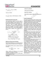 IR3640MTRPBF Datasheet Page 22