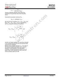 IR3721MTRPBF Datasheet Page 10