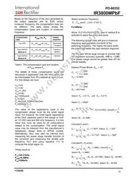 IR3800MTR1PBF Datasheet Page 15