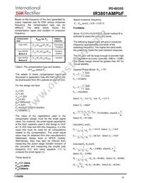 IR3801AMTRPBF Datasheet Page 15