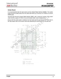 IR3802MTR1PBF Datasheet Page 19