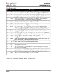 IR3811MTR1PBF Datasheet Page 4