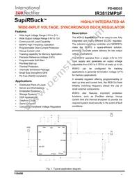 IR3812MTR1PBF Datasheet Cover