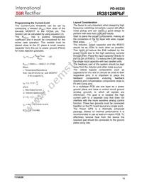 IR3812MTR1PBF Datasheet Page 16