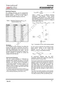 IR3856WMTRPBF Datasheet Page 14