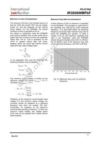 IR3856WMTRPBF Datasheet Page 17