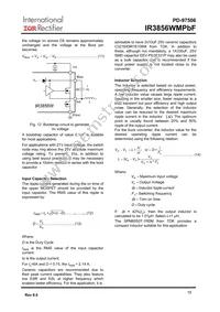 IR3856WMTRPBF Datasheet Page 19