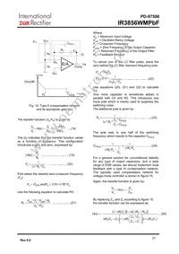 IR3856WMTRPBF Datasheet Page 21