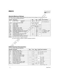 IR6210STRL Datasheet Page 2