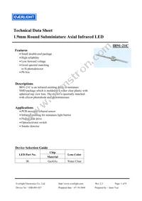 IR91-21C/TR9 Datasheet Cover