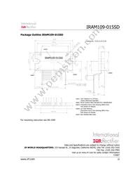 IRAM109-015SD Datasheet Page 15