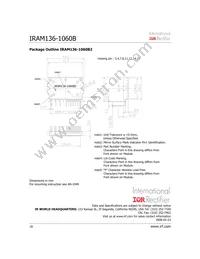 IRAM136-1060B Datasheet Page 18