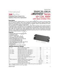 IRAM136-1061A Datasheet Cover