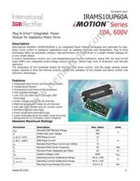 IRAMS10UP60A-2 Datasheet Cover