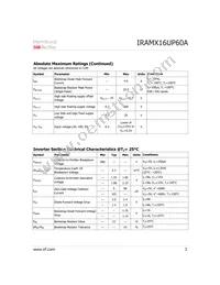 IRAMX16UP60A-2 Datasheet Page 3