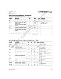 IRAMX16UP60B-2 Datasheet Page 3