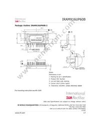 IRAMX16UP60B-2 Datasheet Page 17