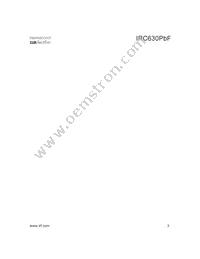 IRC630PBF Datasheet Page 3