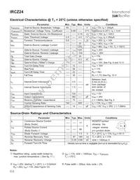 IRCZ24PBF Datasheet Page 2