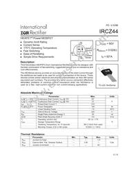 IRCZ44PBF Datasheet Cover