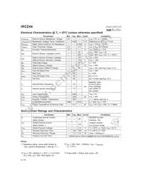 IRCZ44PBF Datasheet Page 2