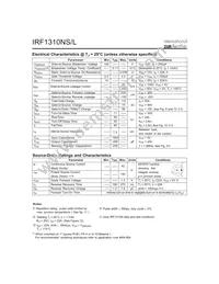 IRF1310NSTRR Datasheet Page 2