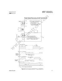 IRF1404STRR Datasheet Page 7