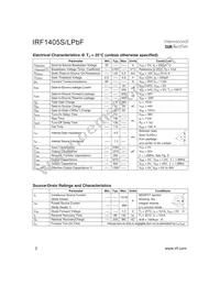 IRF1405LPBF Datasheet Page 2