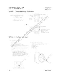 IRF1405ZSTRL-7P Datasheet Page 10