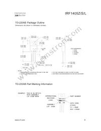 IRF1405ZTRR Datasheet Page 9