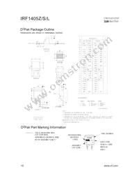 IRF1405ZTRR Datasheet Page 10