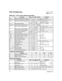 IRF3709ZCSTRR Datasheet Page 2
