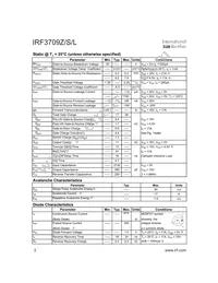 IRF3709ZS Datasheet Page 2