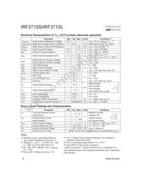 IRF3710L Datasheet Page 2