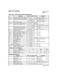 IRF3711ZSTRR Datasheet Page 2
